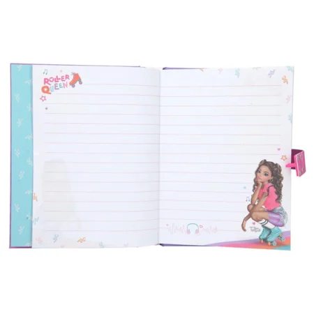 TOPModel Dagbog m/kode og musik tiny dancer