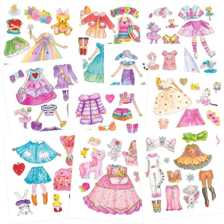 Princess Mimi Dress Me Up Stickersbog
