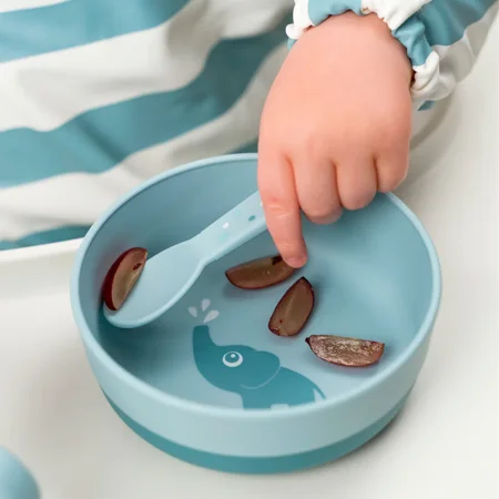 Done by Deer Bestiksæt, Happy dots, blue