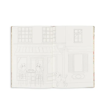 Konges Sløjd Malebog, House of flowers