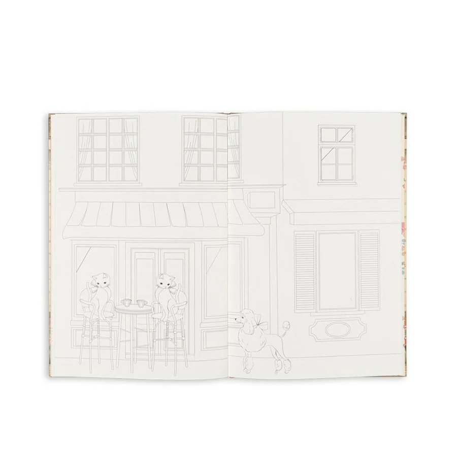 Konges Sløjd Malebog, House of flowers