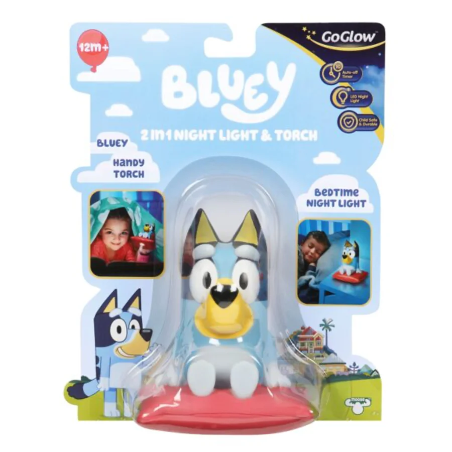 Bluey GoGlow Buddy natlampe/lygtefigur