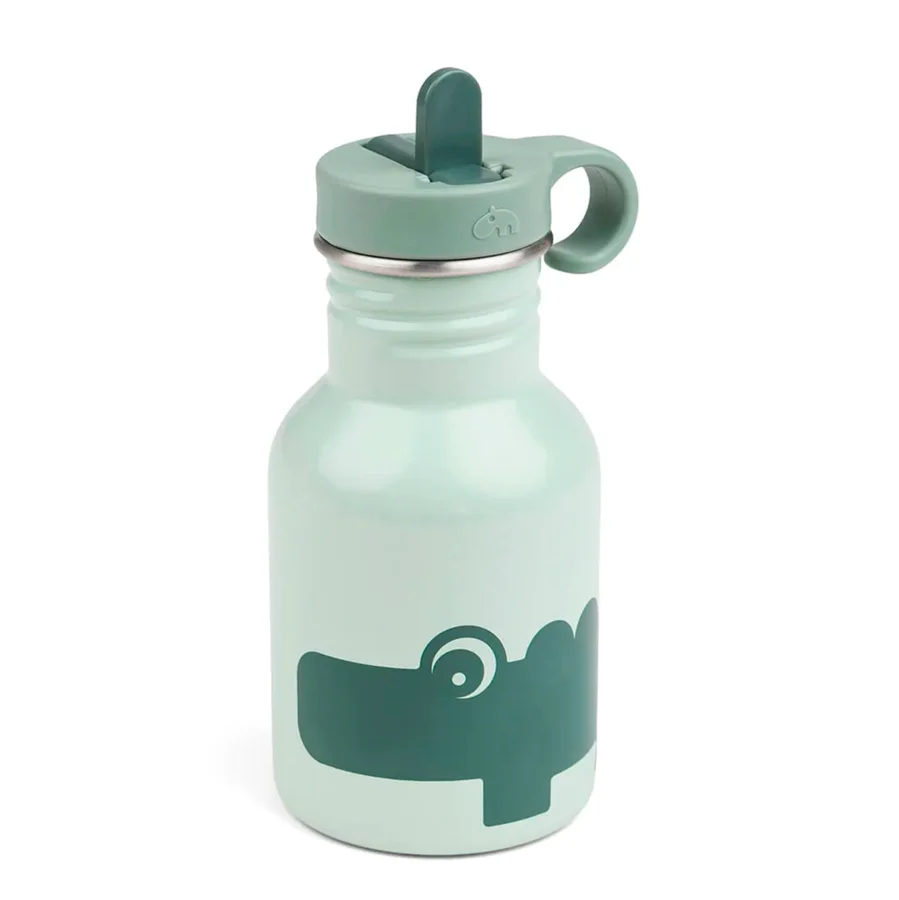 Done by deer Croco flaske rustfrit stål grøn