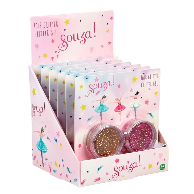 Souza glittergel til håret, ballerina