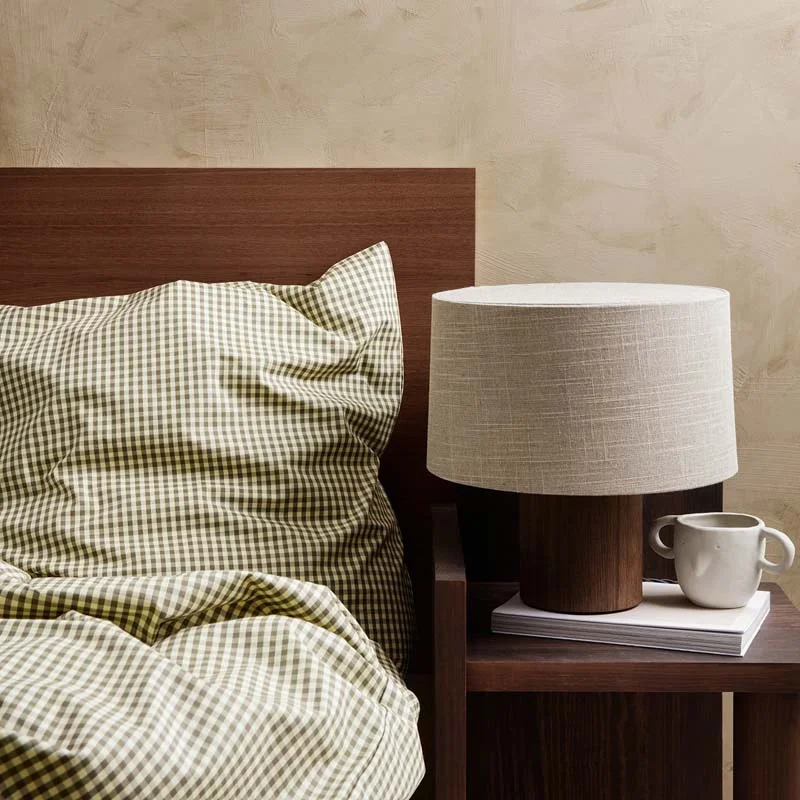 Ferm Living voksen sengetøj, Lemon/Olive