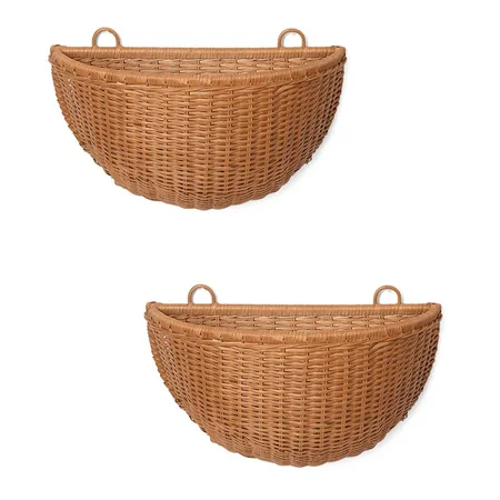 Ferm Living flettede kurve, 2 stk