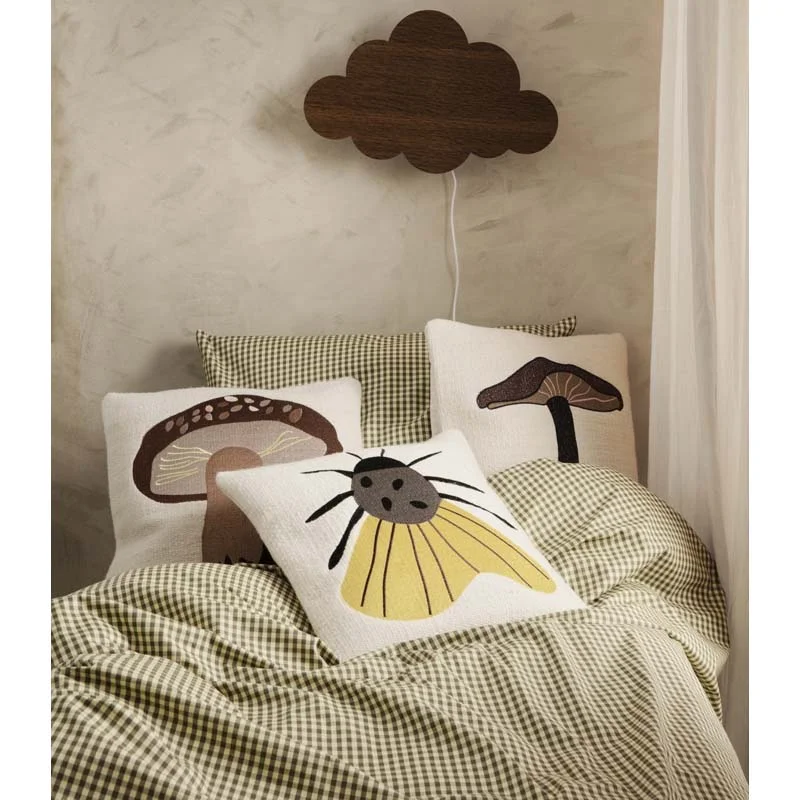 Ferm Living baby sengetøj, Lemon/Olive