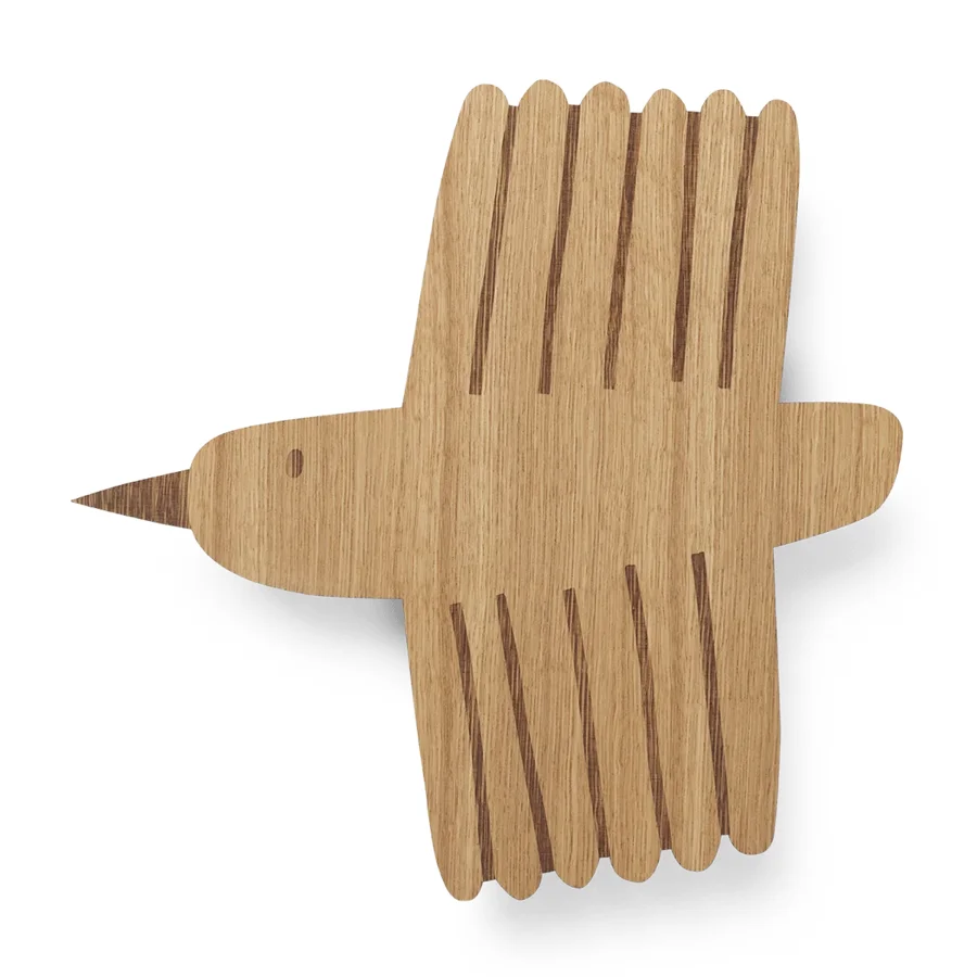 Ferm Living Bird Lamp, Oiled oak