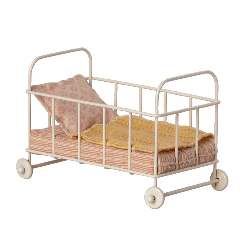 Maileg tremmeseng til micro, rosa