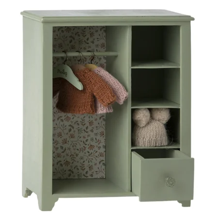 Maileg garderobe stor, min grøn