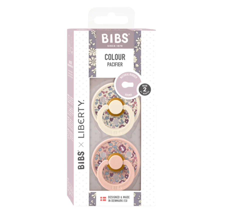 BIBS 2 pk Liberty sut, str 2 eloise / blush mix