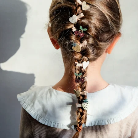 Mimi & Lula 8-pak hårspænder, bær og hjerter