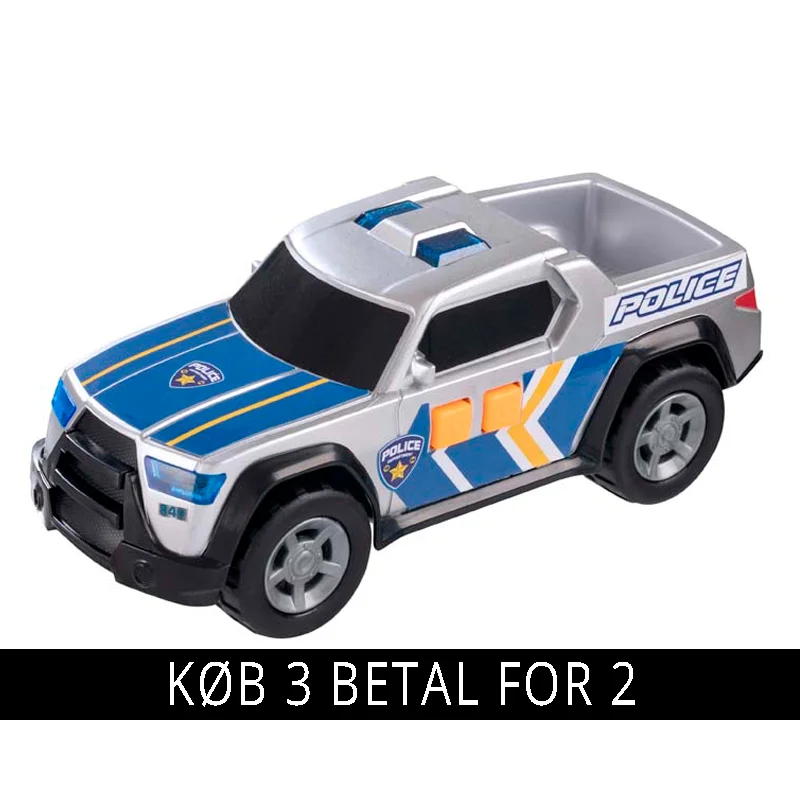 Teamsterz pick-up politibil med lys og lyd