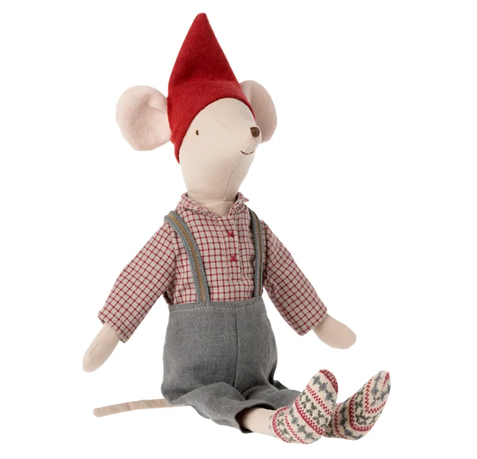 Maileg julemus, medium, dreng 33 cm