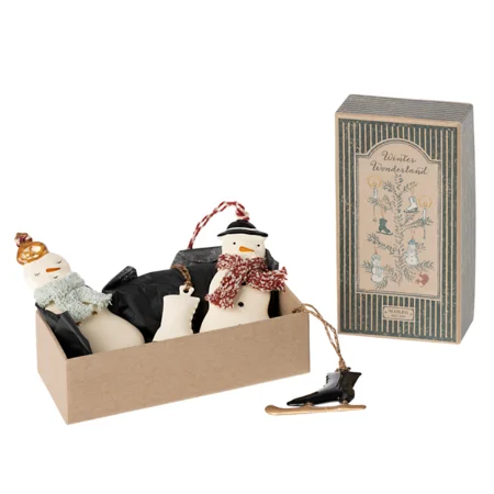 Maileg metal juleophæng sæt, winter wonderland