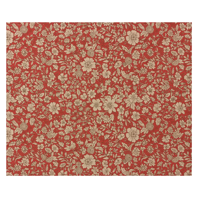 Maileg gavepapir 10 mtr, blossom red