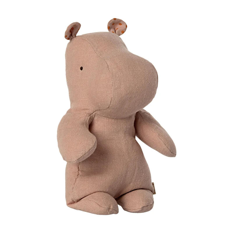 Maileg Safari Friends, lille flodhest - Misty Rose