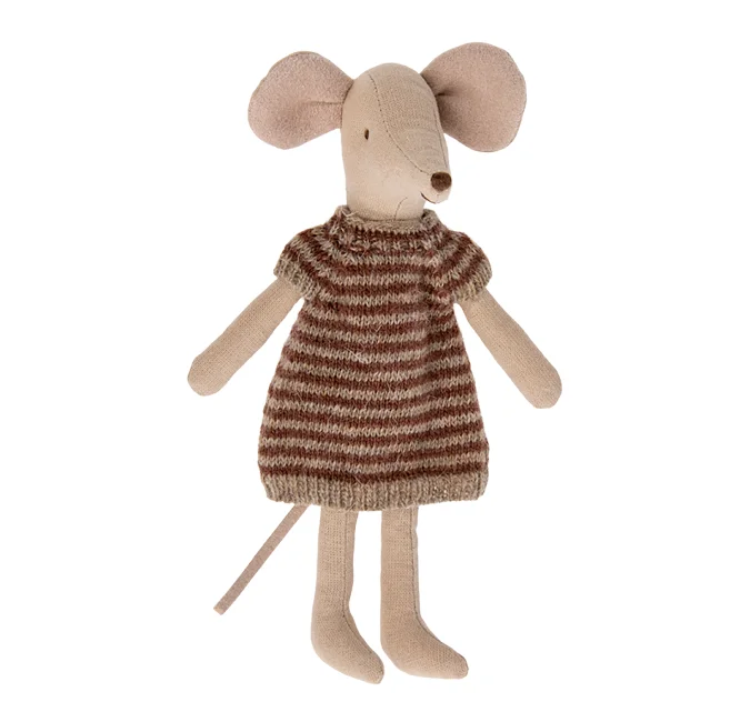 Maileg strikkjole mor mus