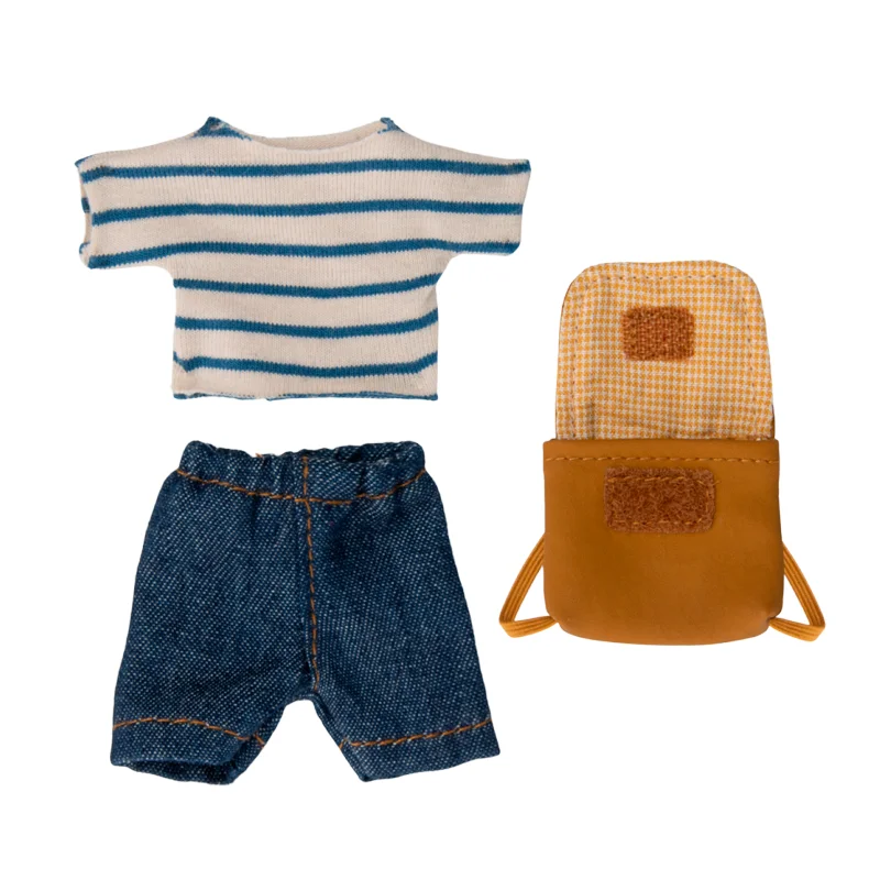 Maileg tøj og taske til storebror mus