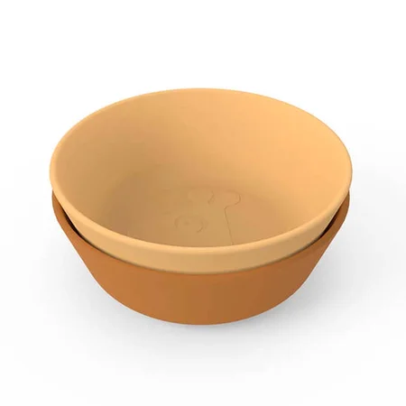 Done by Deer 2-pak Kiddish skåle, Raffi - mustard