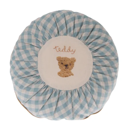 Maileg rund pude m. bamse, lille - ternet