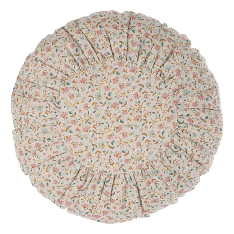 Maileg rund pude, large - Blomster