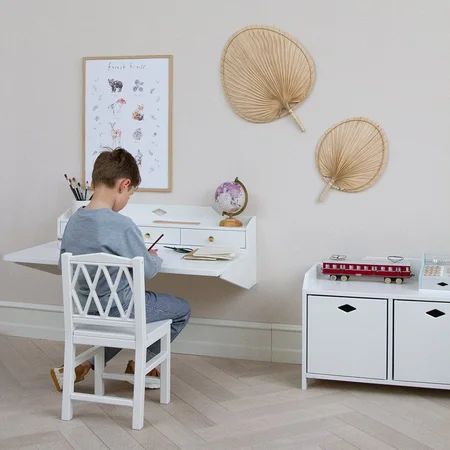 Cam Cam Luca væghængt skrivebord, Hvid