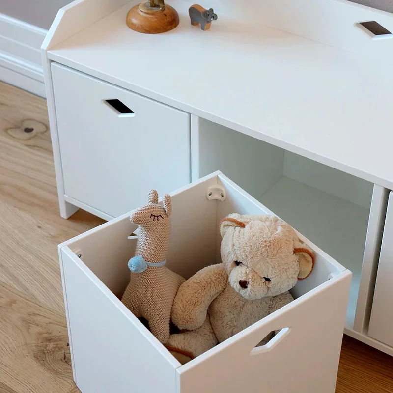 Cam Cam Luca opbevaringskasse, Hvid 