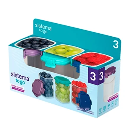 Sistema 3-pak knick knack bøtter