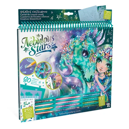 Nebulous Star Large creative sketchbook, grøn