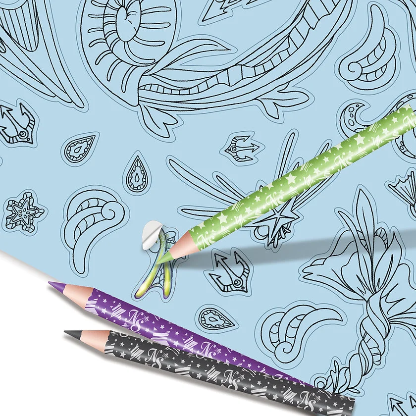 Nebulous Star Large creative sketchbook, grøn