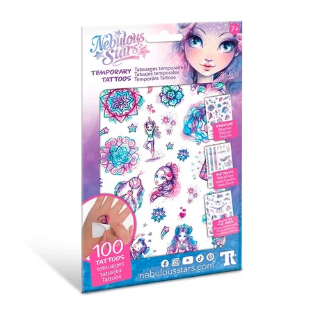 Nebulous Star tatovering, lilla