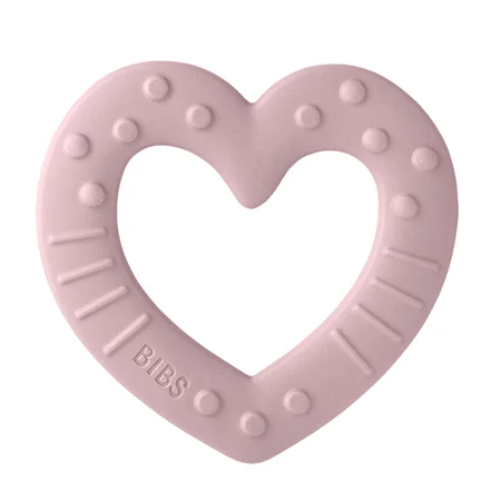 Bibs Bitie bidering, Hjerte - Pink Plum