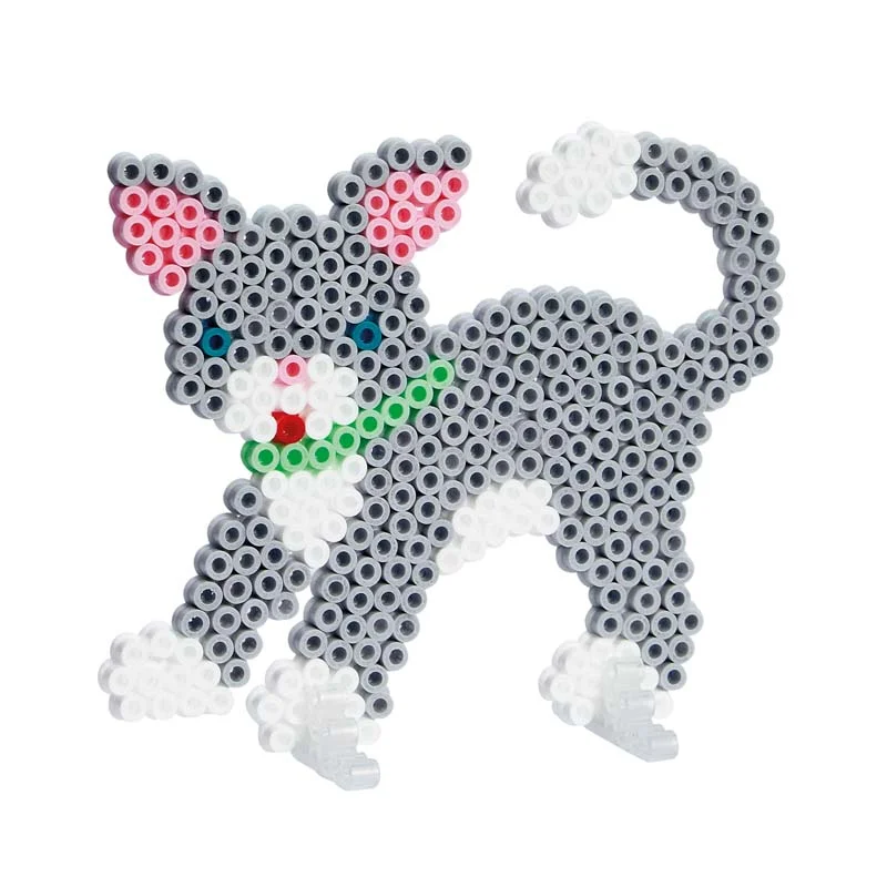 Hama gaveæske, midi perler - hund og kat