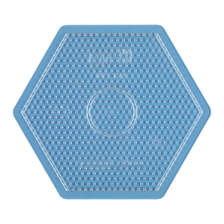 Hama perleplade sekskant stor transparent