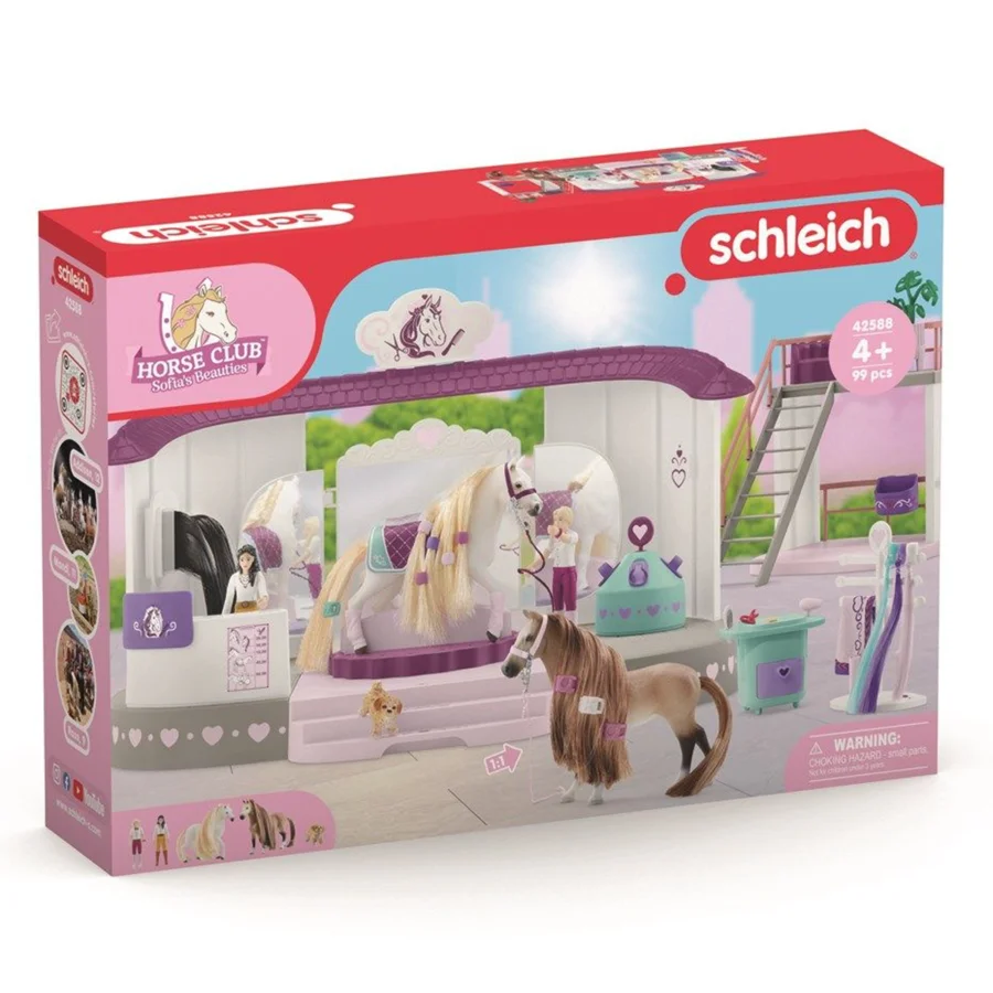 Schleich Beauty salon for heste 