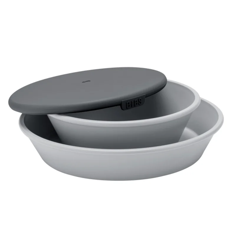 Bibs spisesæt m. låg, Cloud