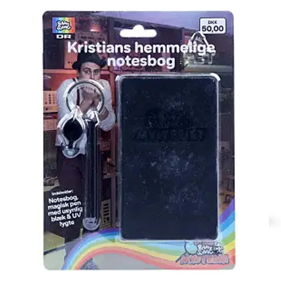 Ramasjang Mysteriet notesbog m.UV-pen