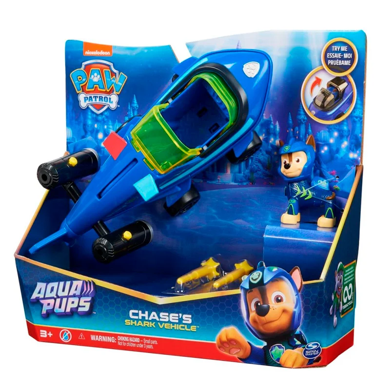 Paw Patrol Chase og haj-køretøj