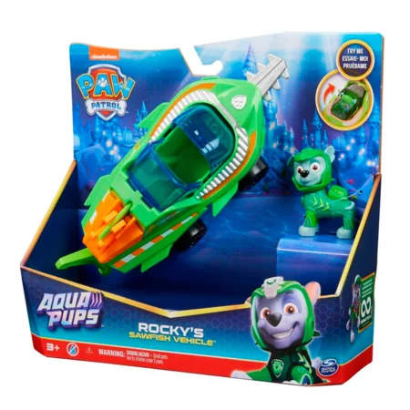 Paw Patrol Rocky og savfisk-køretøj