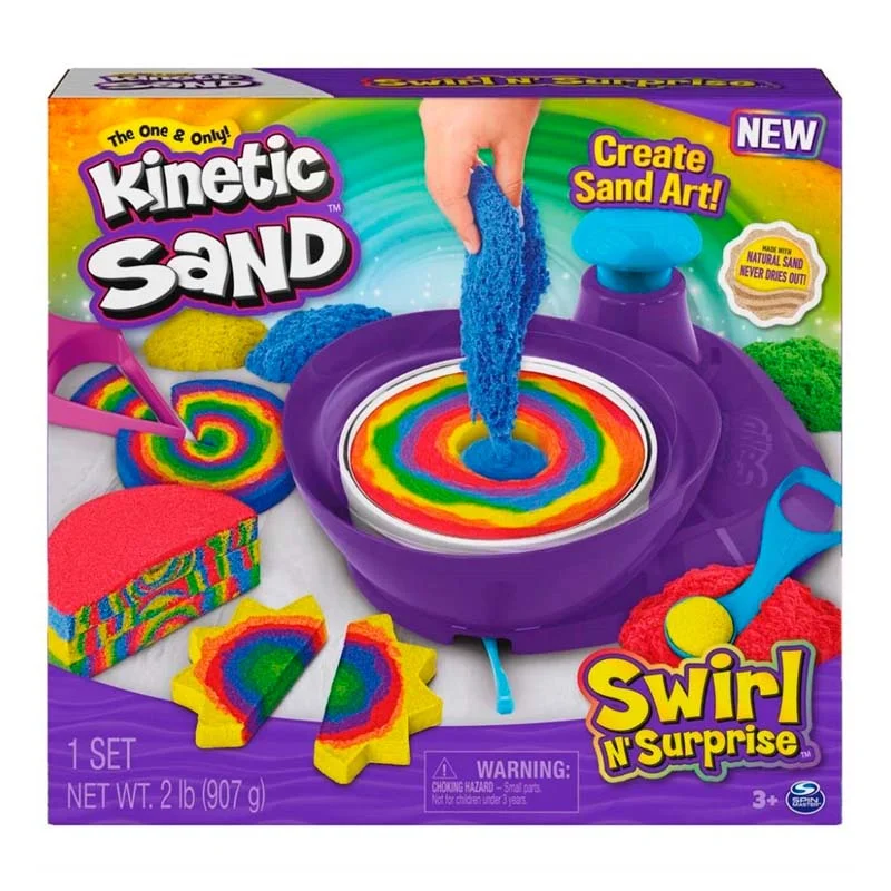Kinetic sand swirl N' Surprise