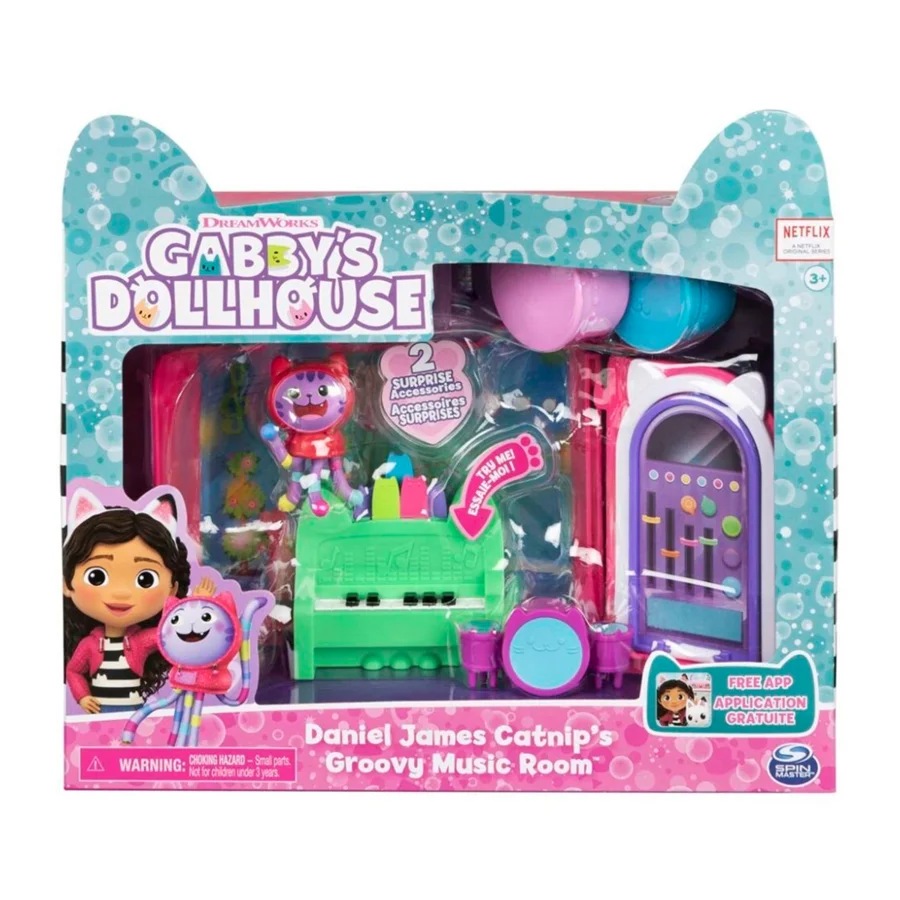 Gabby´s Dollhouse Deluxe Musikværelse - DJ Catnip's