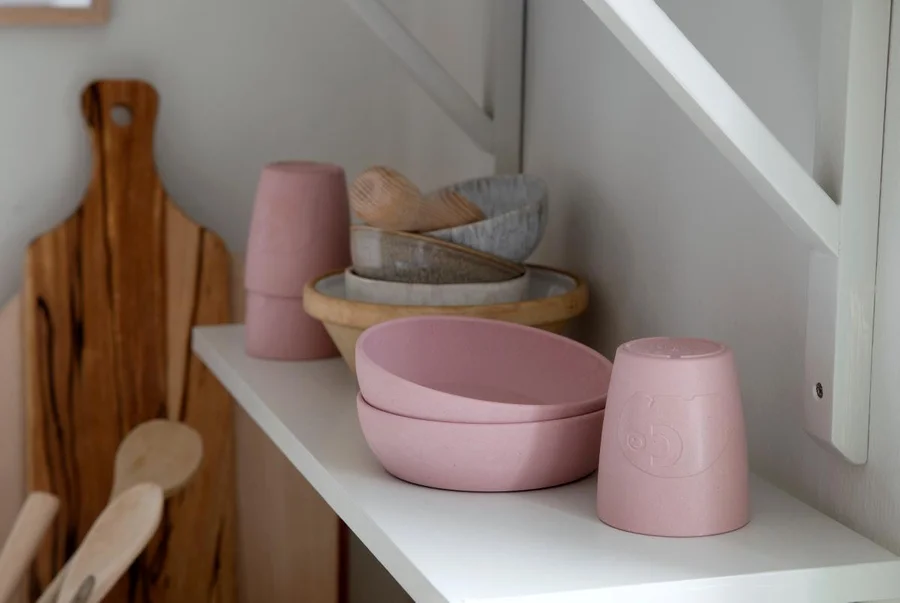 Sebra 2-pak MUMS skåle, Blossom Pink