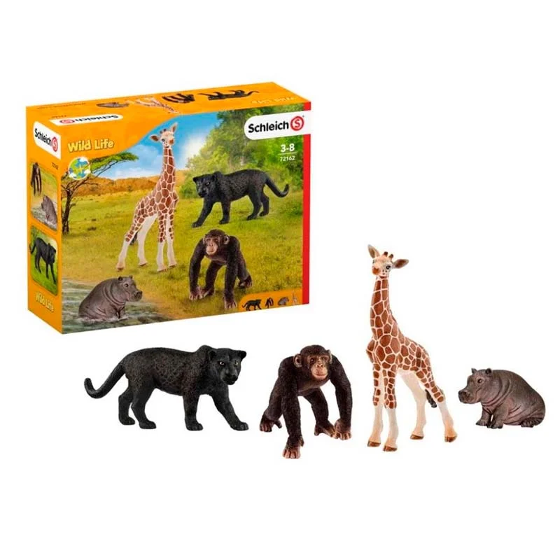 Schleich Wild Life 4pack Animals