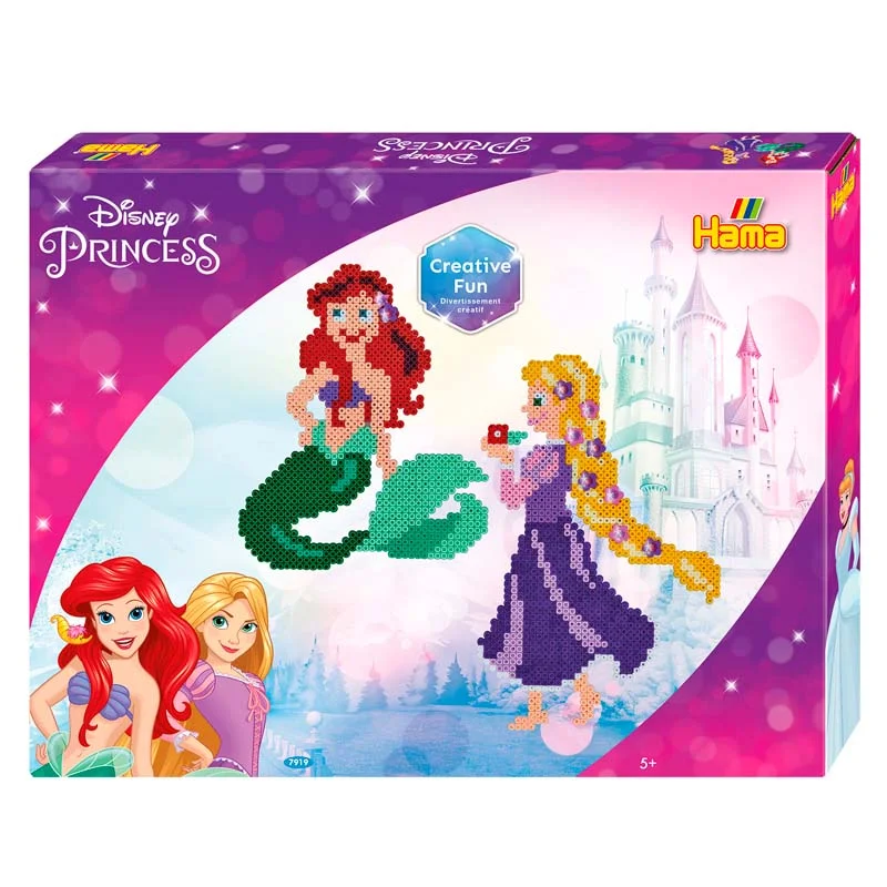 Hama gaveæske, midi perler - Disney Prinsesser