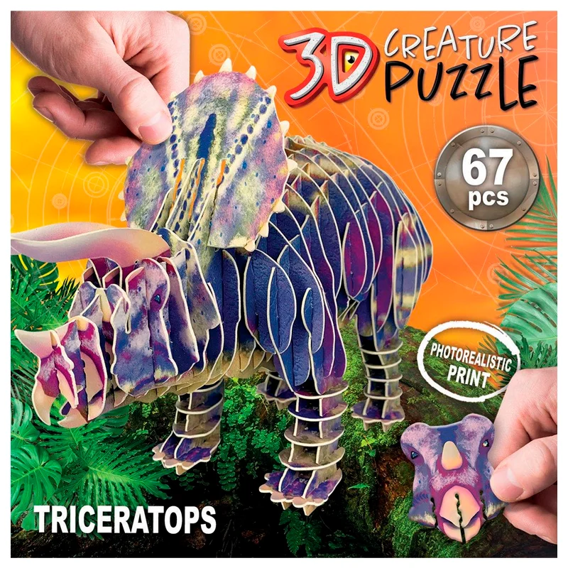 Educa 3D Creature puslespil, Triceratops