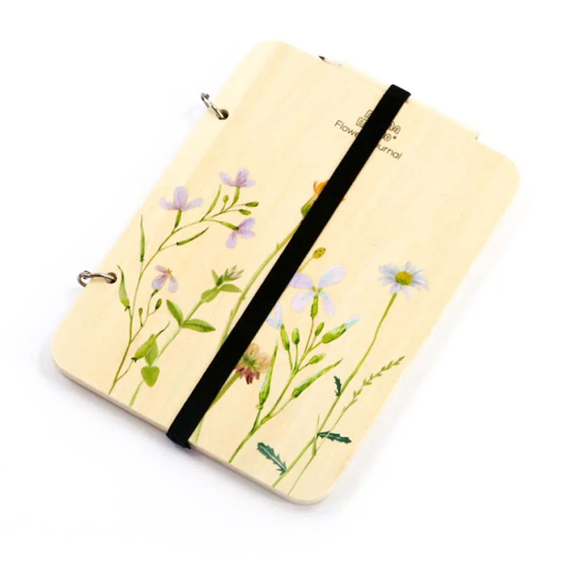 MaMaMeMo blomsterjournal med blyant