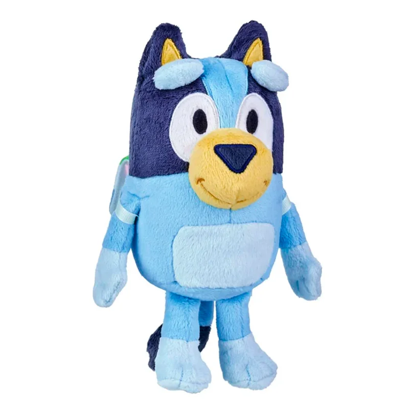 Bluey bamse med skoletaske