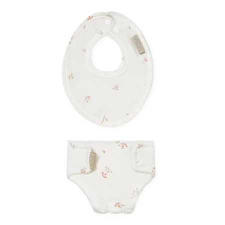 Cam Cam dukketøj, hagesmæk og ble - Poppies