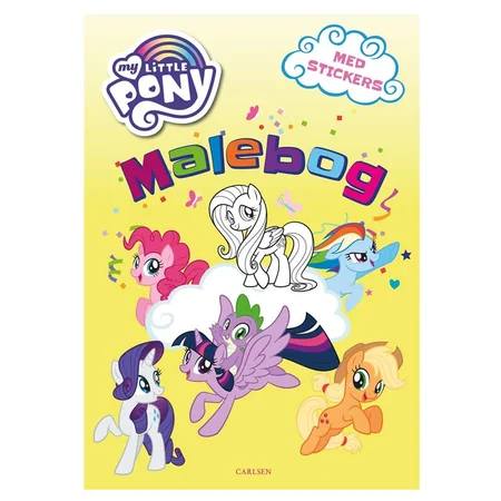 Malebog med stickers, My Little Pony